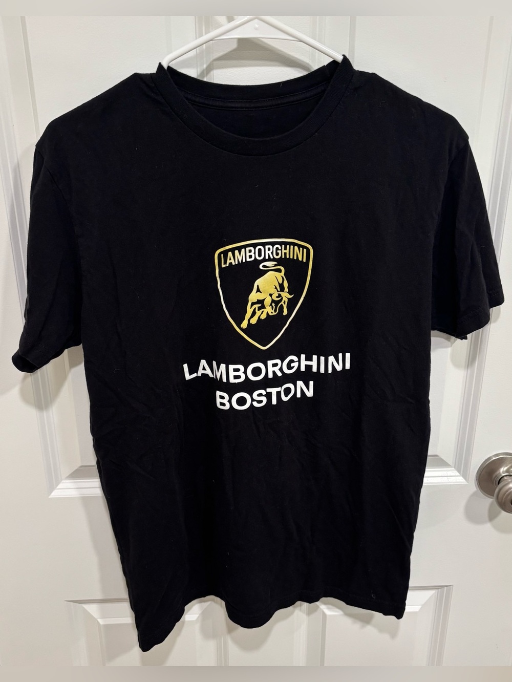 Lamborghini Boston Black Graphic T-Shirt Men’s U.S. Medium